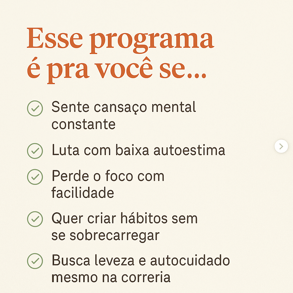 21 dias para cuidar de você